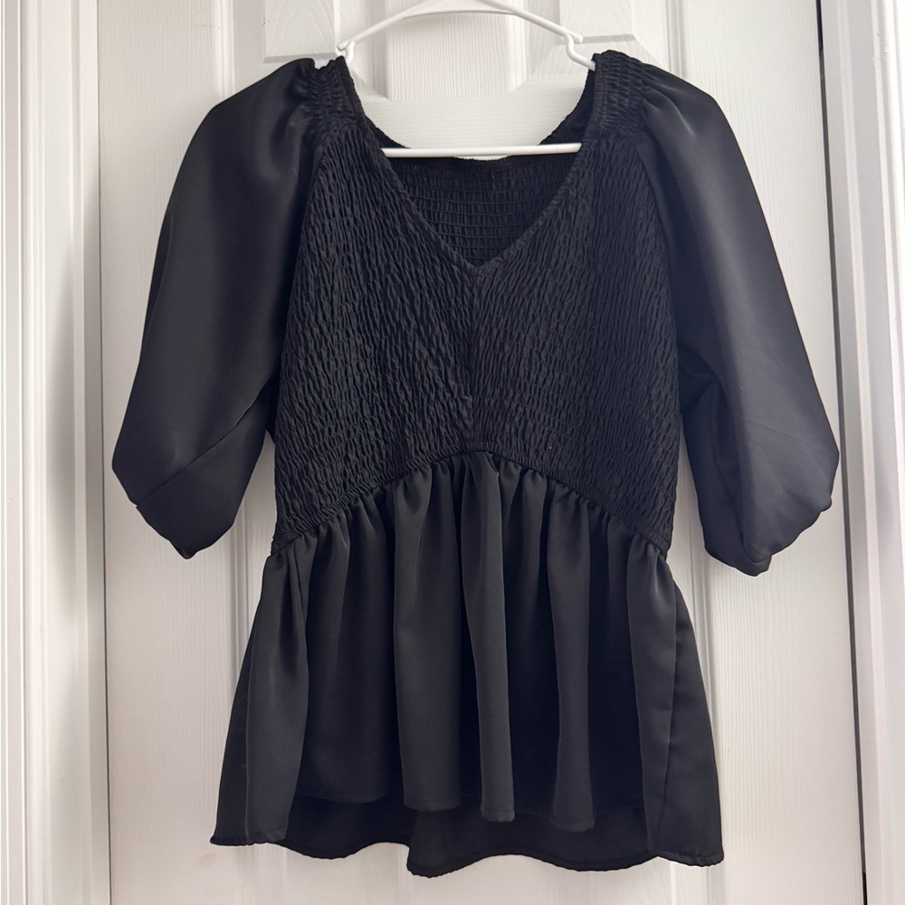 Elegant Black Women's Top